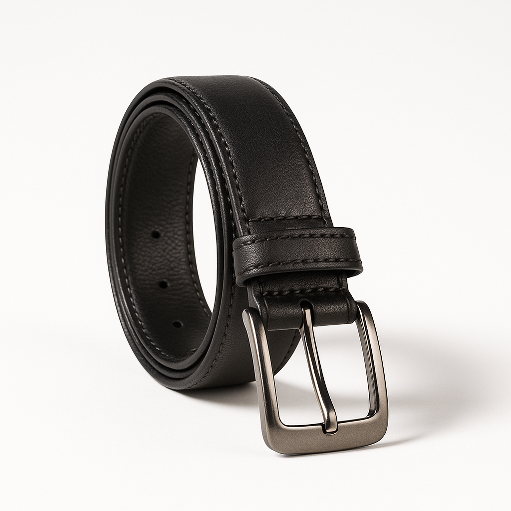 35mm Full Grain Handmade Cowhide Leather For Men Classy Dress Belts Black| Xmas Gift| Gift For Him