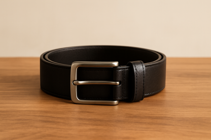 35mm Full Grain Handmade Cowhide Leather For Men Classy Dress Belts Black| Xmas Gift| Gift For Him