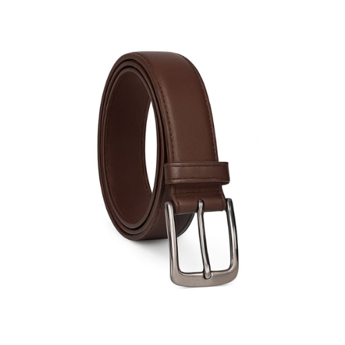 35mm Full Grain Handmade Cowhide Leather For Men Classy Dress Belts Brown|Gift For Him