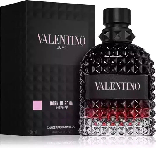 VALENTINO UOMO BORN IN ROMA INTENSE EAU DE PARFUM SPRAY 3.4 Oz /100 ml
